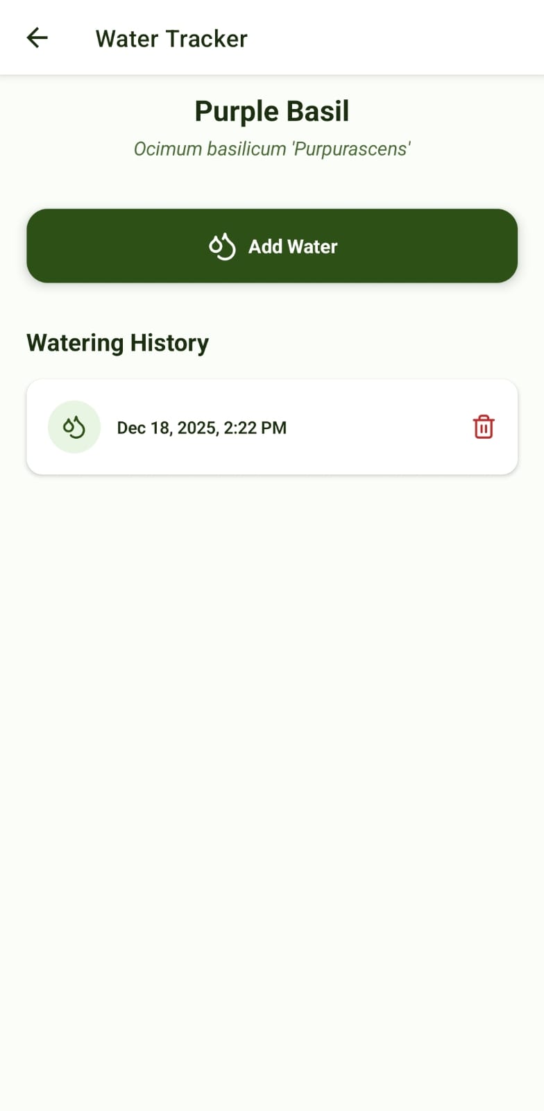 Water Tracker